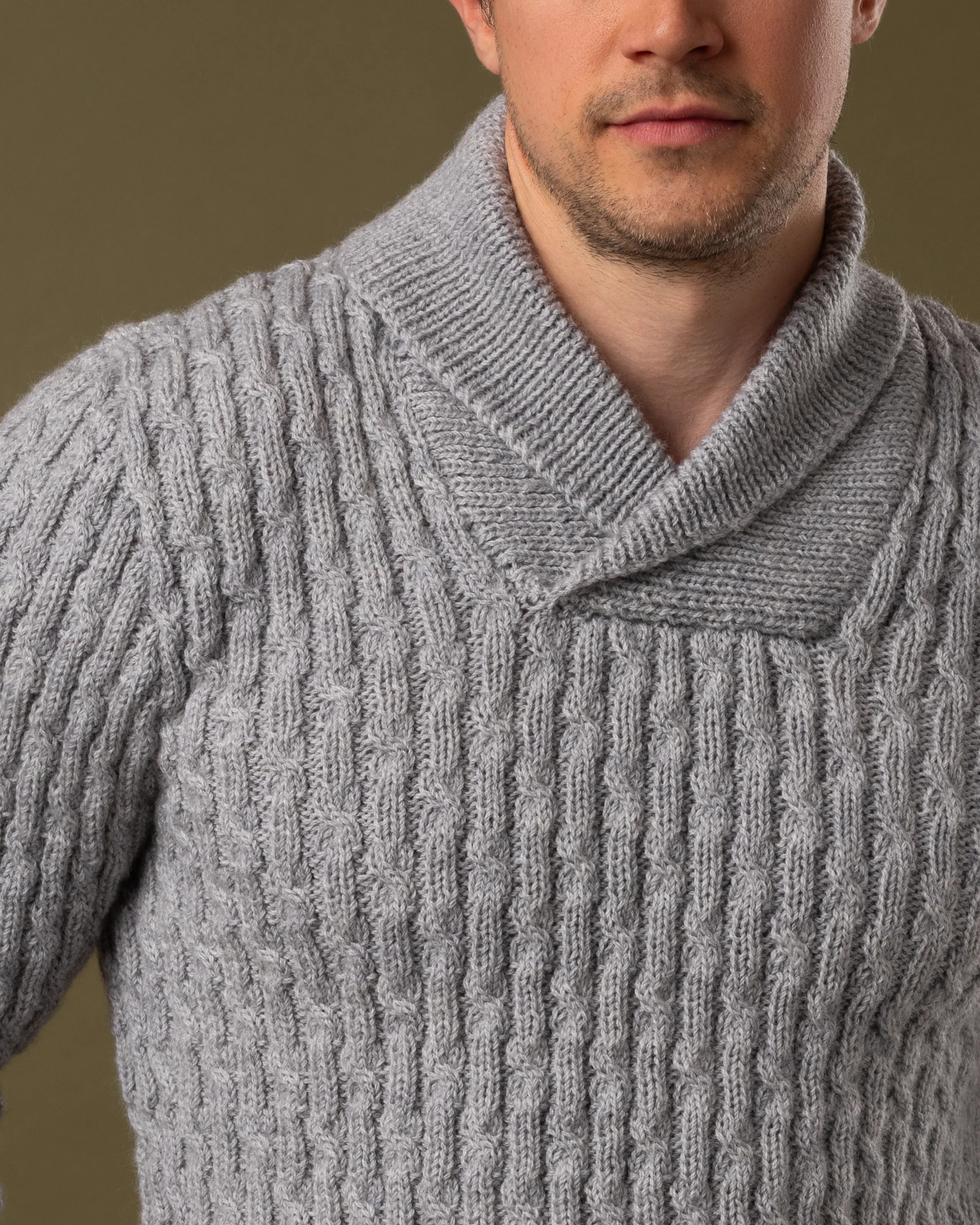 The Callum Cabled Jumper - Men's Knitting Pattern | PT 8724 - Image 3