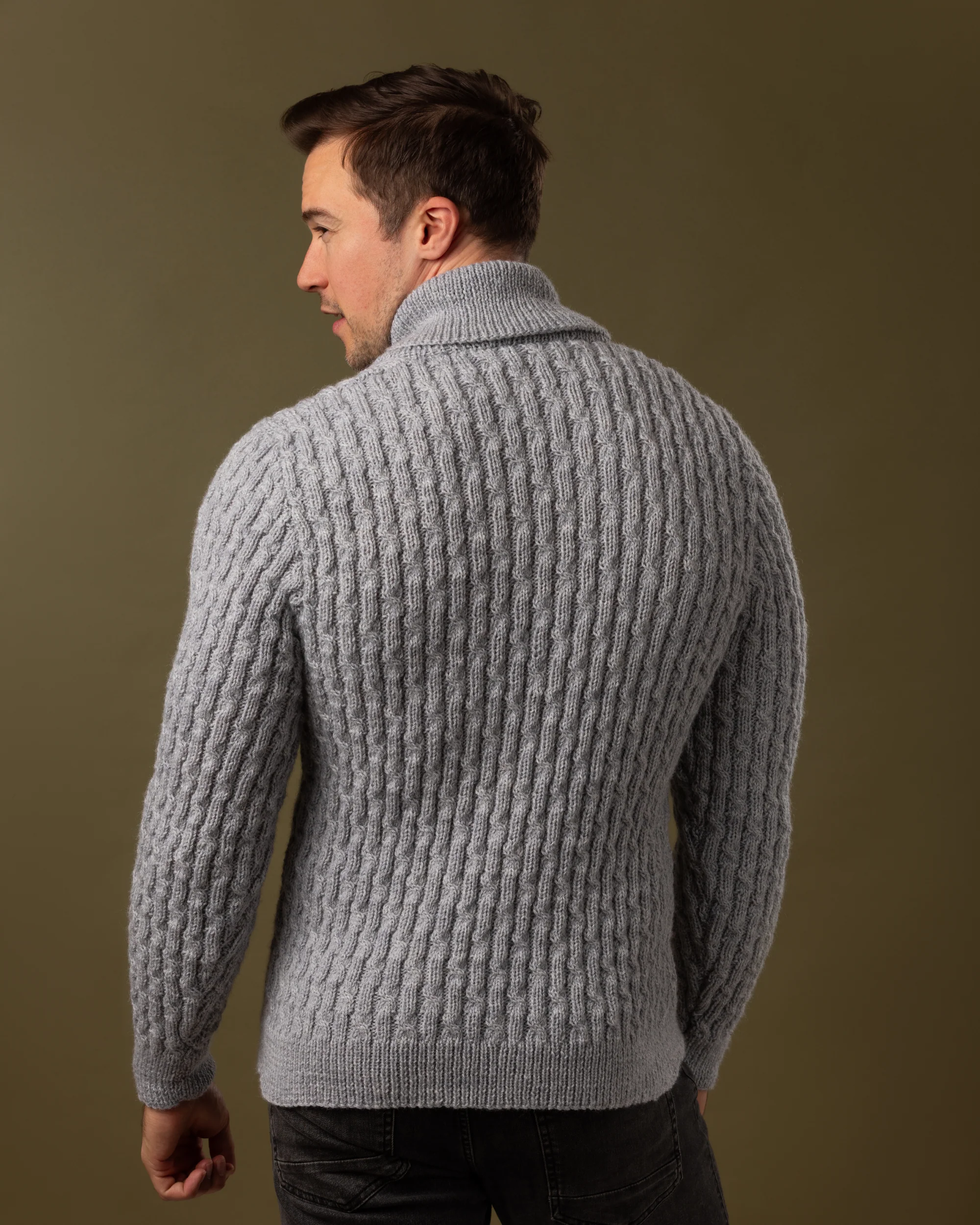 The Callum Cabled Jumper - Men's Knitting Pattern | PT 8724 - Image 5