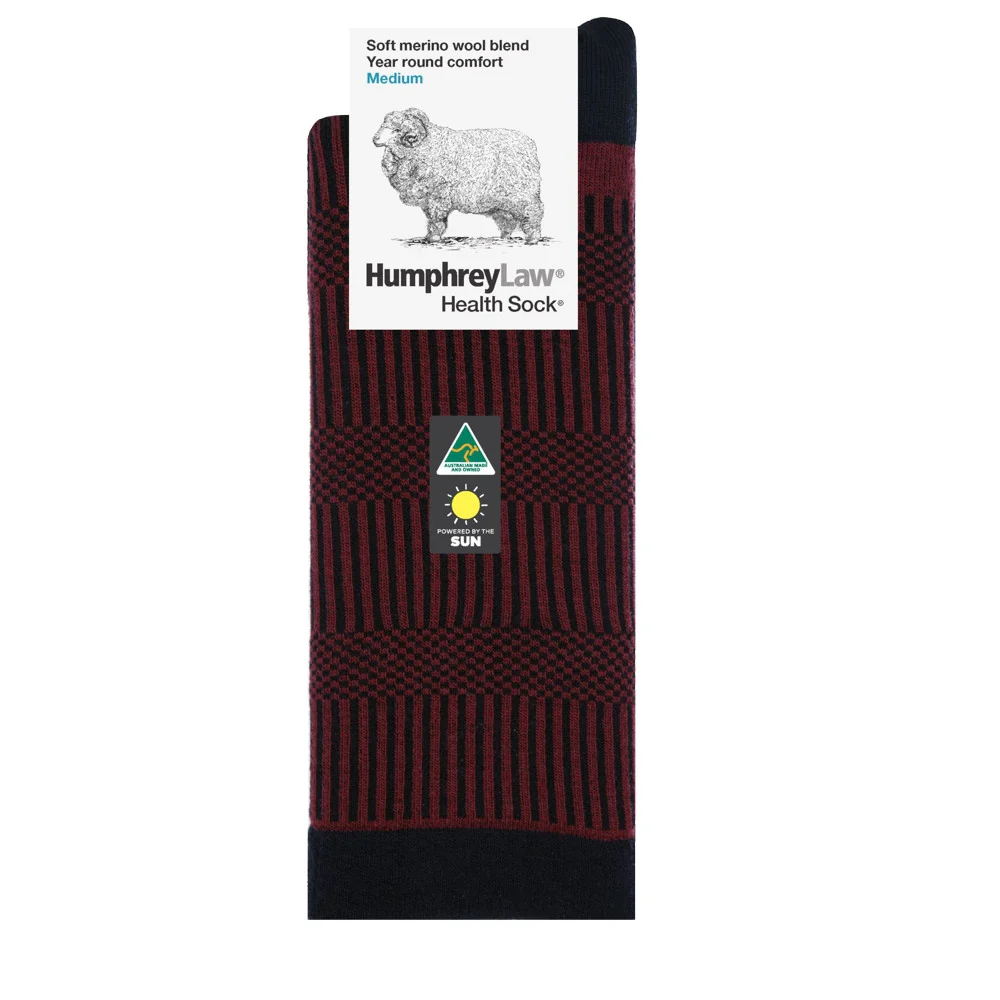 Style CX - The Geometric 65% Fine Merino Wool Men's Sock - Image 3