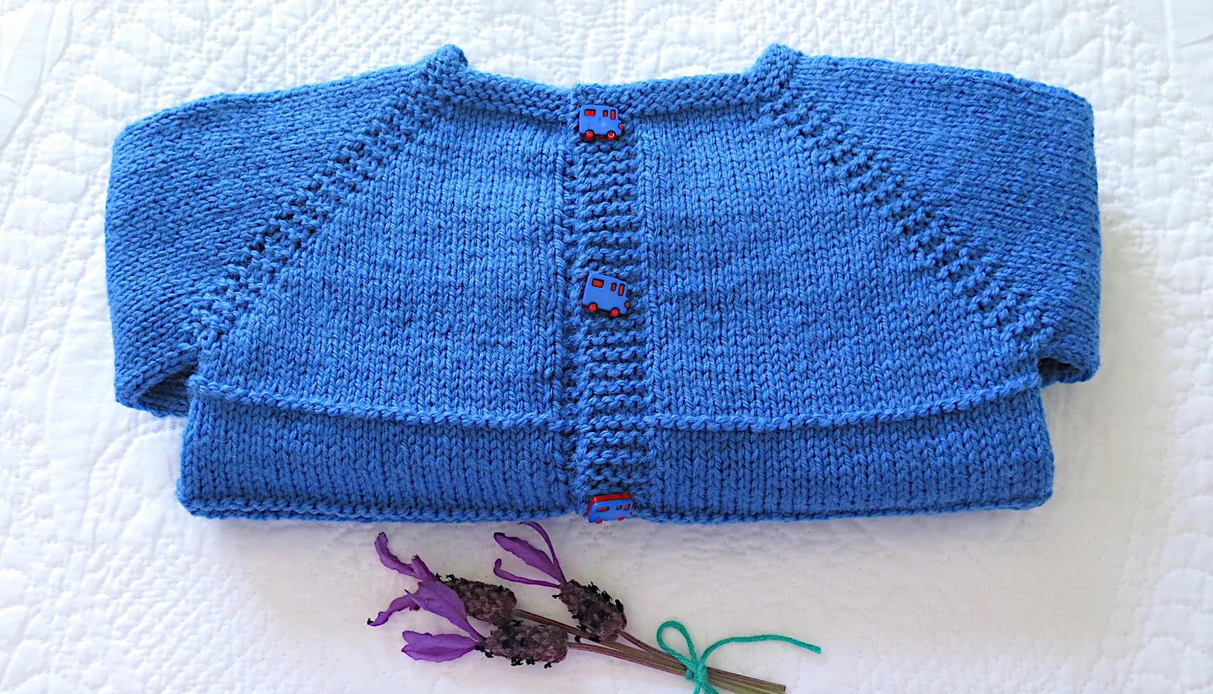 MK8 Baby Stripy Cardigan PDF - Image 3