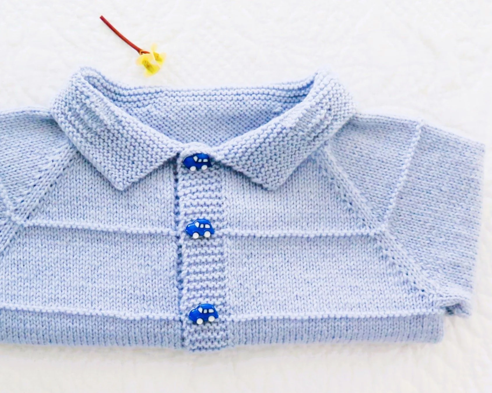 MK57 Baby Striped Cardigan PDF - Image 3