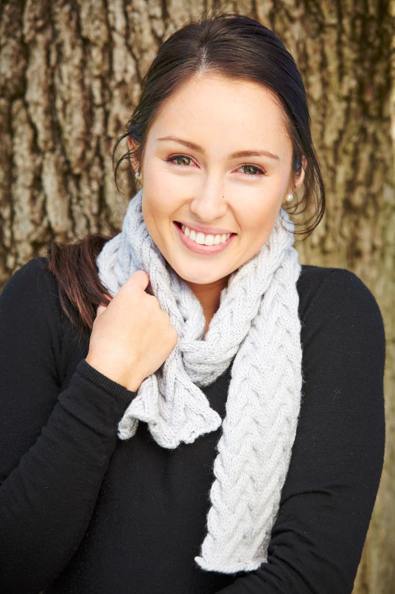 PT 8425 - 4 Scarves - Knitting Pattern - Image 5