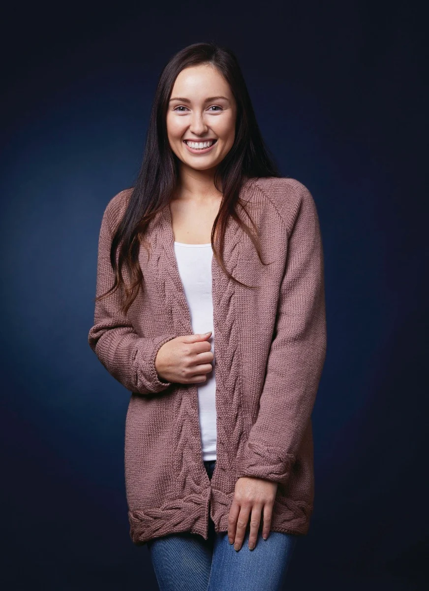 PT 8447 - Cabled Jacket - Knitting Pattern