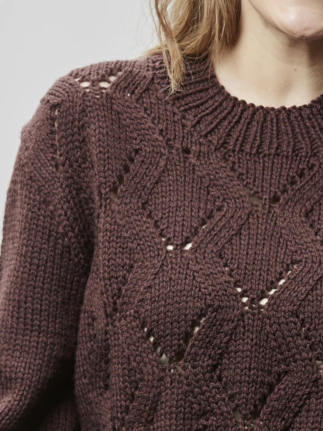 PT 8649 Chunky Lace Jumper - Knitting Pattern - Image 3