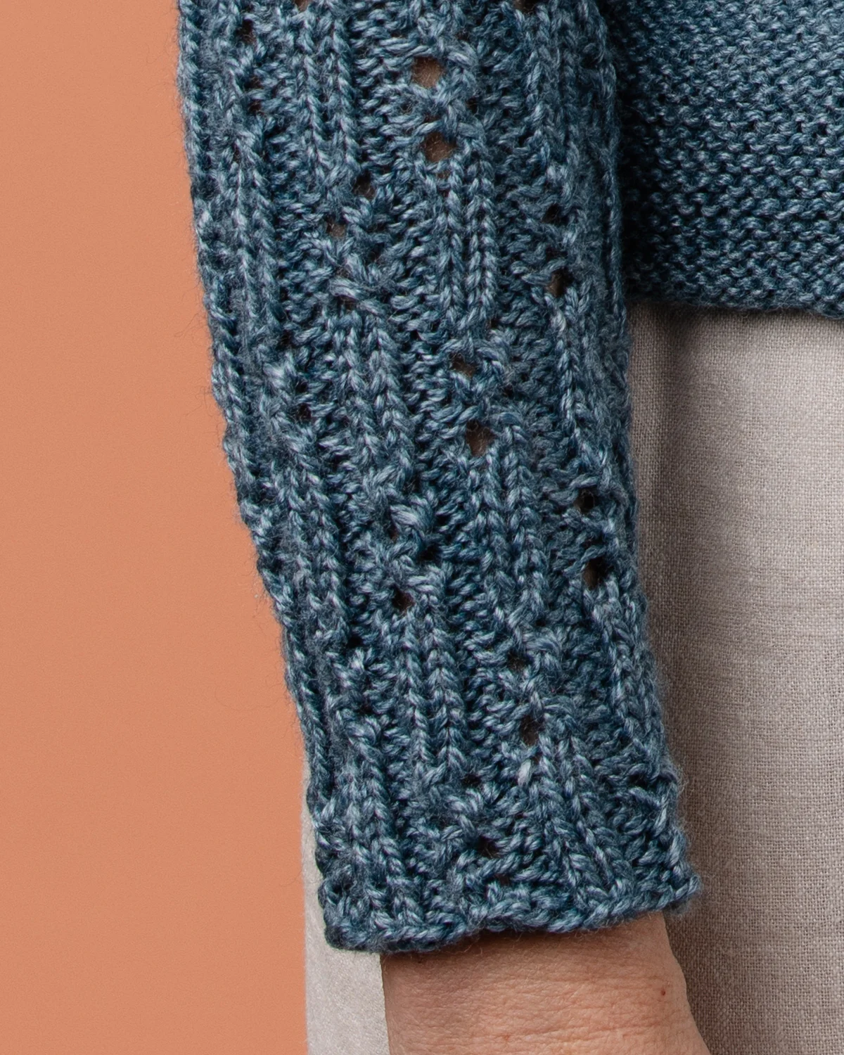 The Lucia Lace Sleeve Jumper - Adults Knitting Pattern | PT 8719 - Image 5