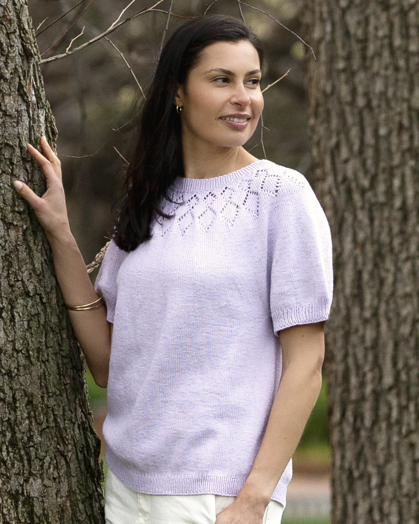 The Demi Diamond Top - Women's Knitting Pattern | PT 8721 - Image 4