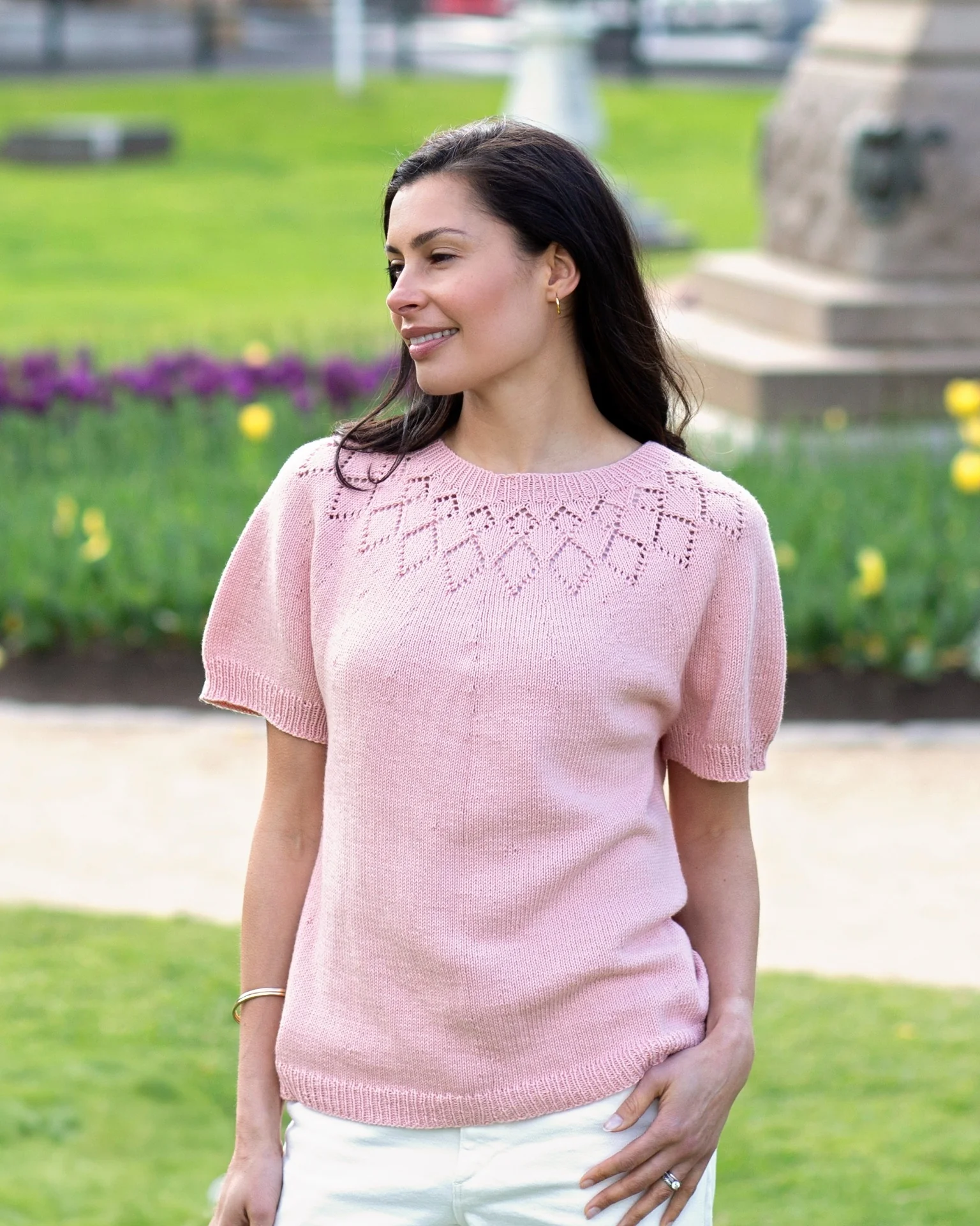 The Demi Diamond Top - Women's Knitting Pattern | PT 8721 - Image 7